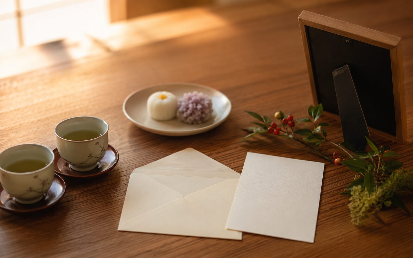 祖父母への卒寿・白寿祝いに添える手紙とお茶